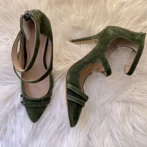 Charles David multi-strap pumps